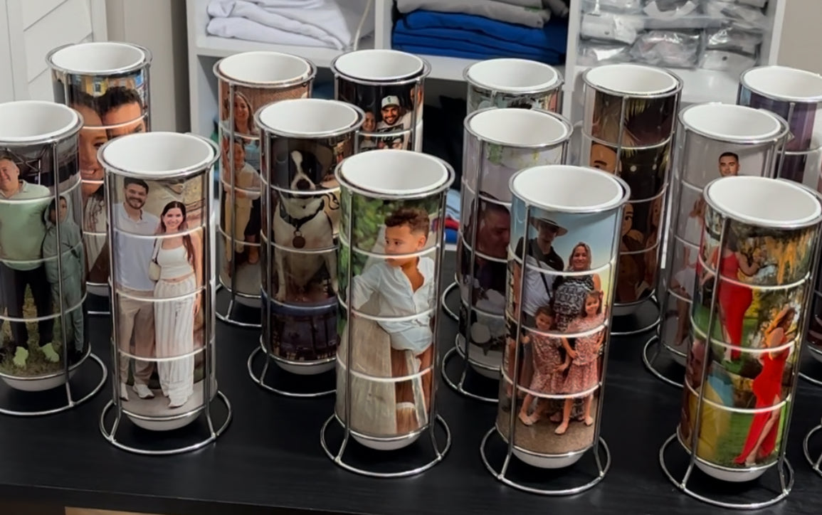 Tazas de café con crema y Té Personalizadas