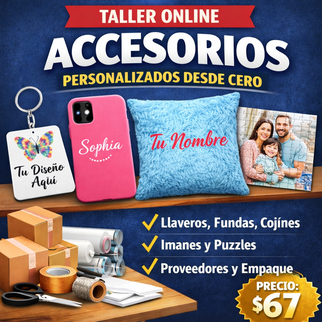 Taller Online – Accesorios Personalizados desde Cero