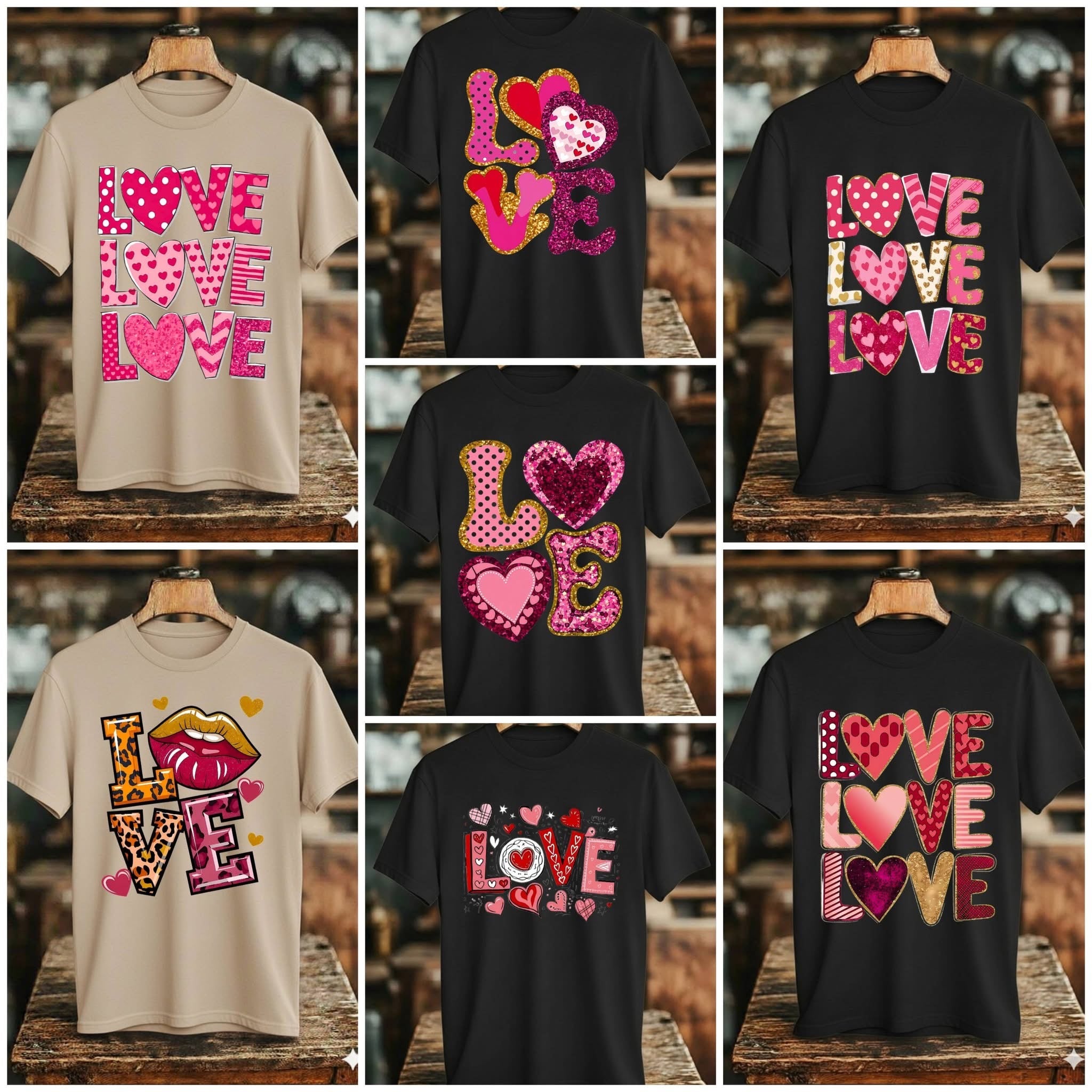 Combo 5 Camisetas San Valentín
