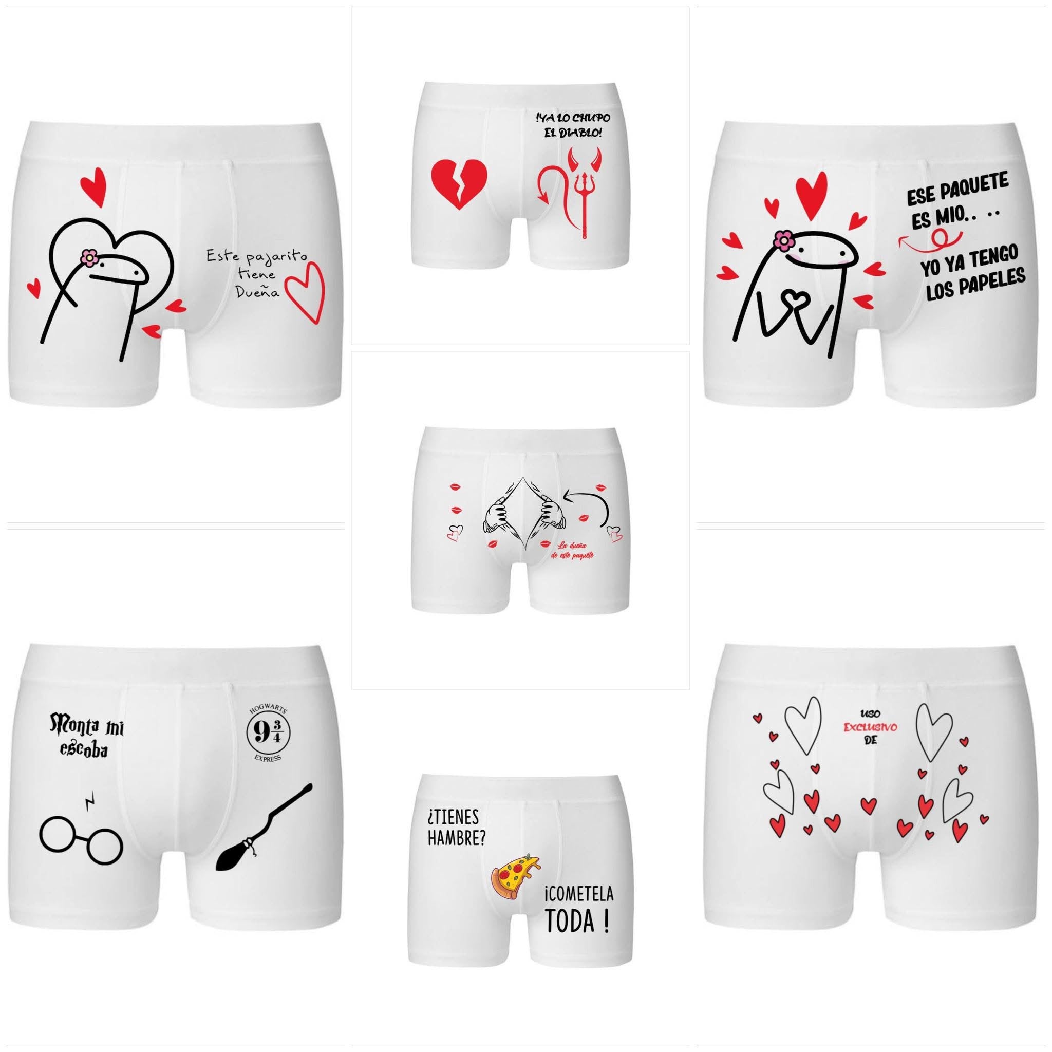 Boxers personalizados San Valentín