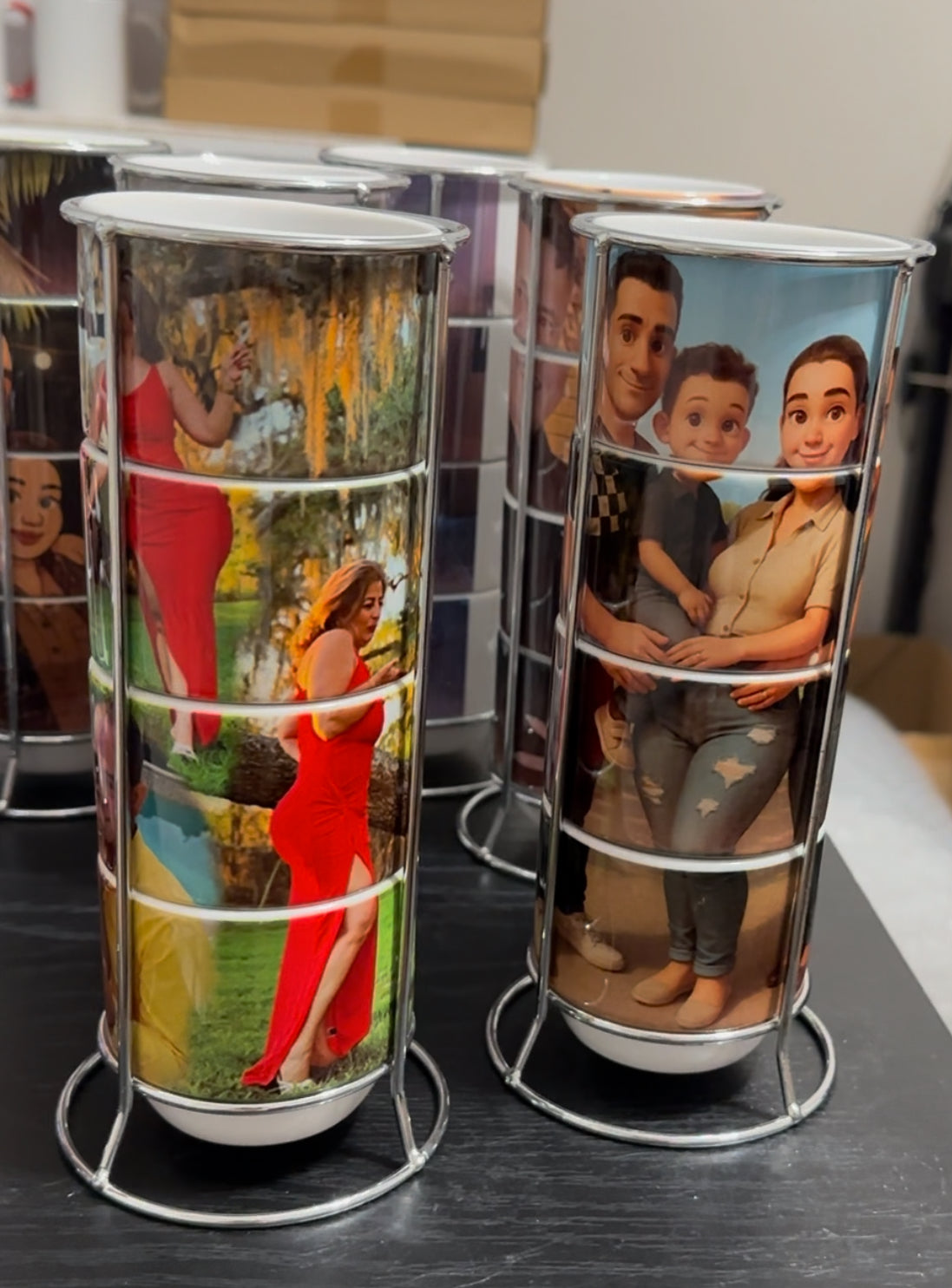 Tazas de café con crema y Té Personalizadas