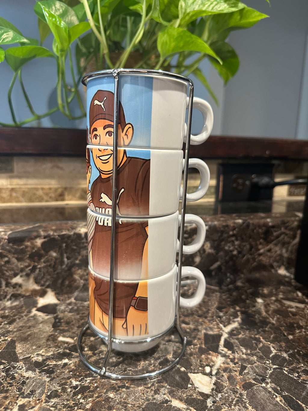 Tazas de café con crema y Té Personalizadas