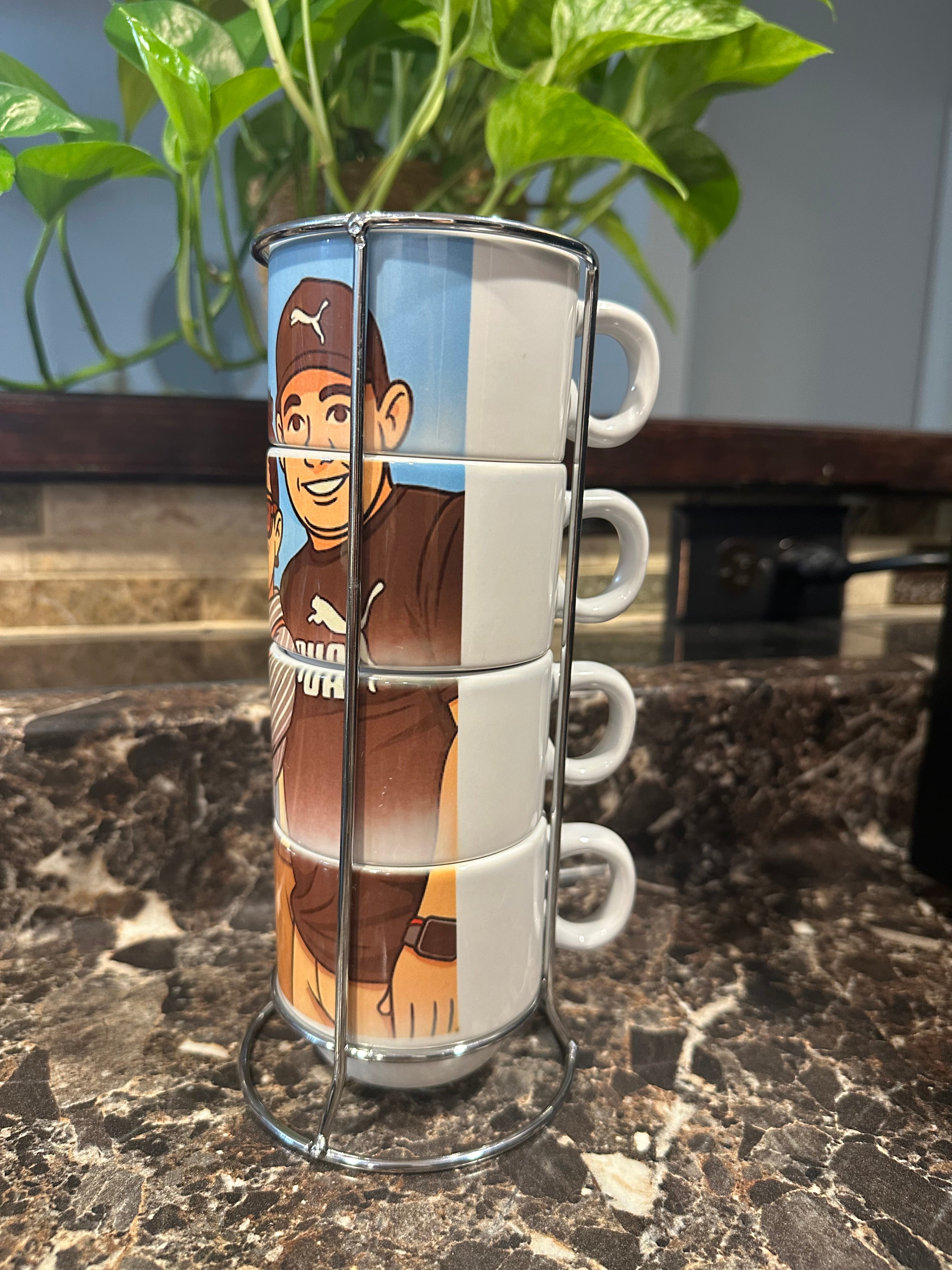 Tazas de café con crema y Té Personalizadas